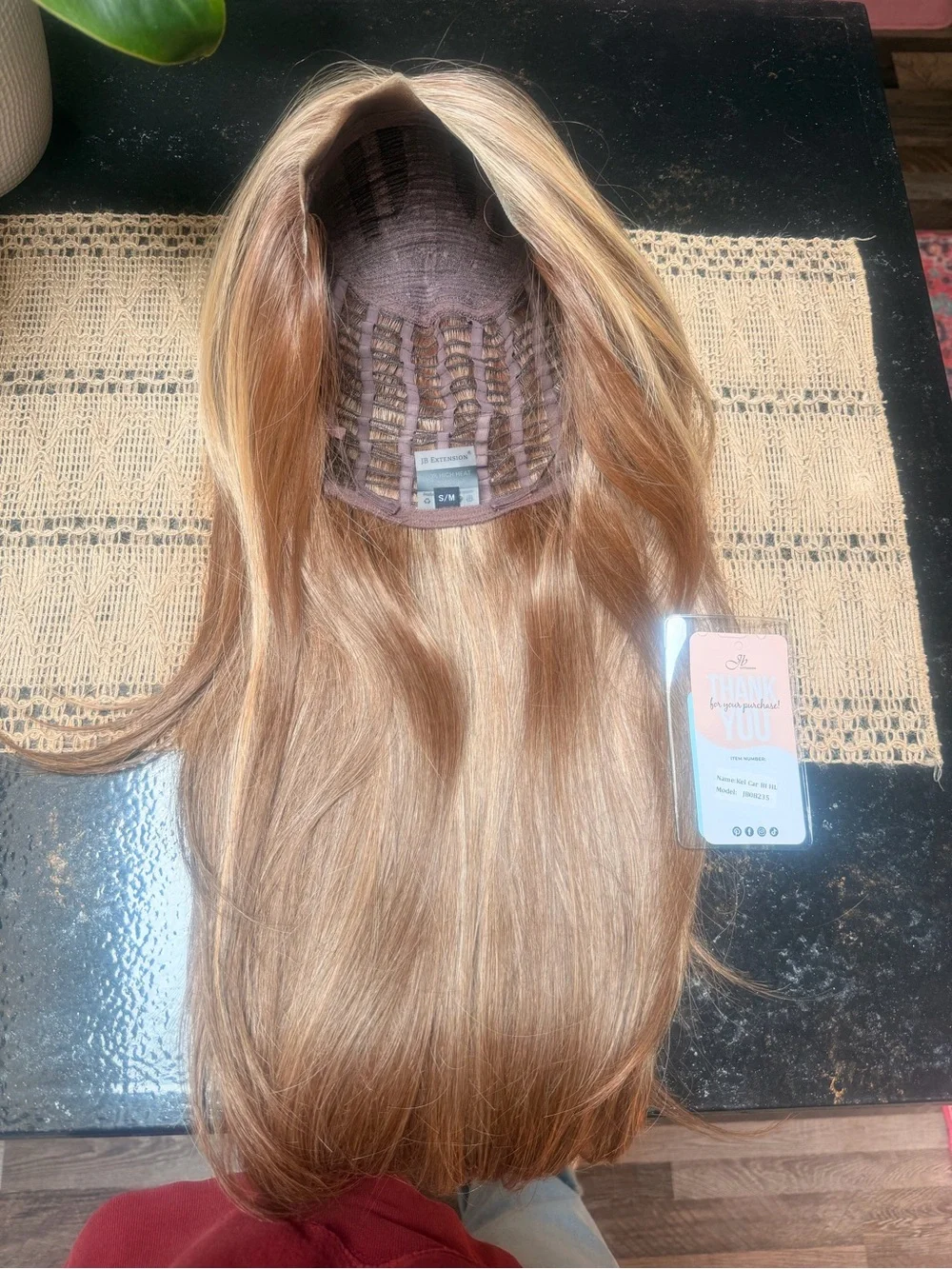 JB Extension Kel Caramel Blonde Highlight Wig – Snowflake Lace Front